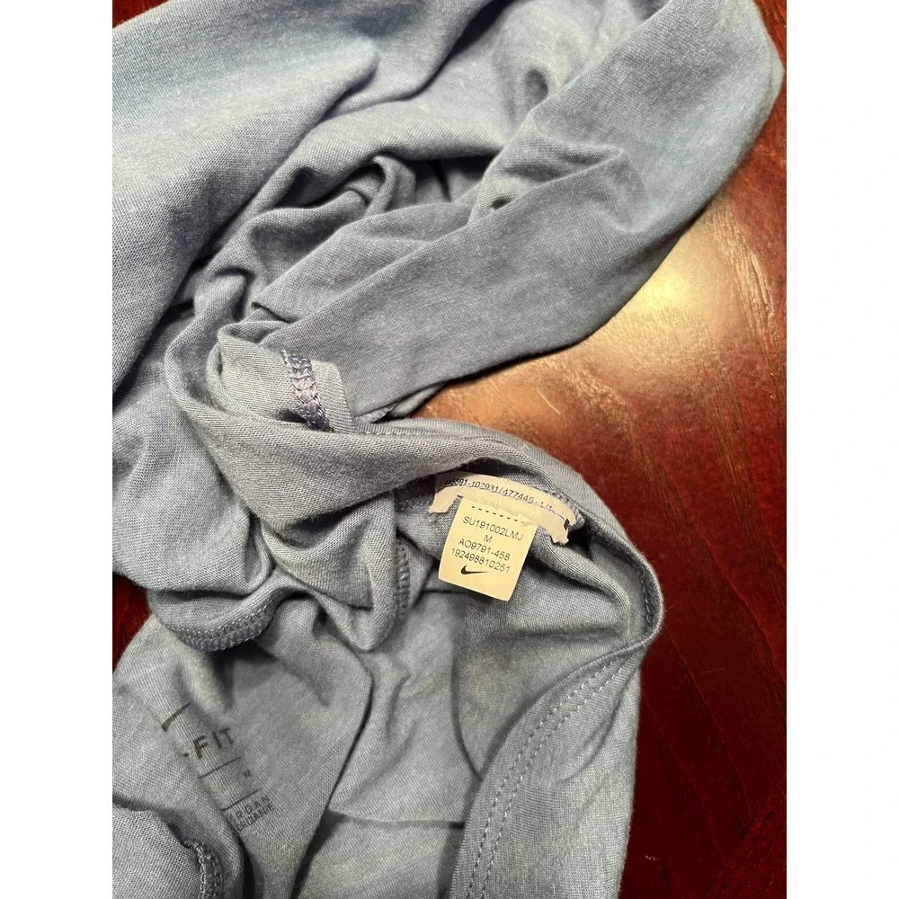 Nike Dri-Fit Blue White Strap Tank